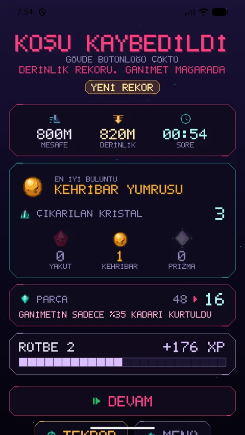Koşu özeti